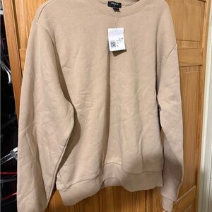Forever 21 Tan Crewneck Sweater